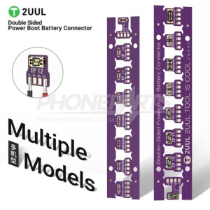 2UUL BT02 Battery Power Boot Connector Double Side Terminals
