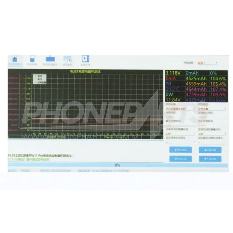 OSS W11S DUALCHANNEL FULLY AUTOMATIC BATTERY CYCLE TESTER Phoneparts