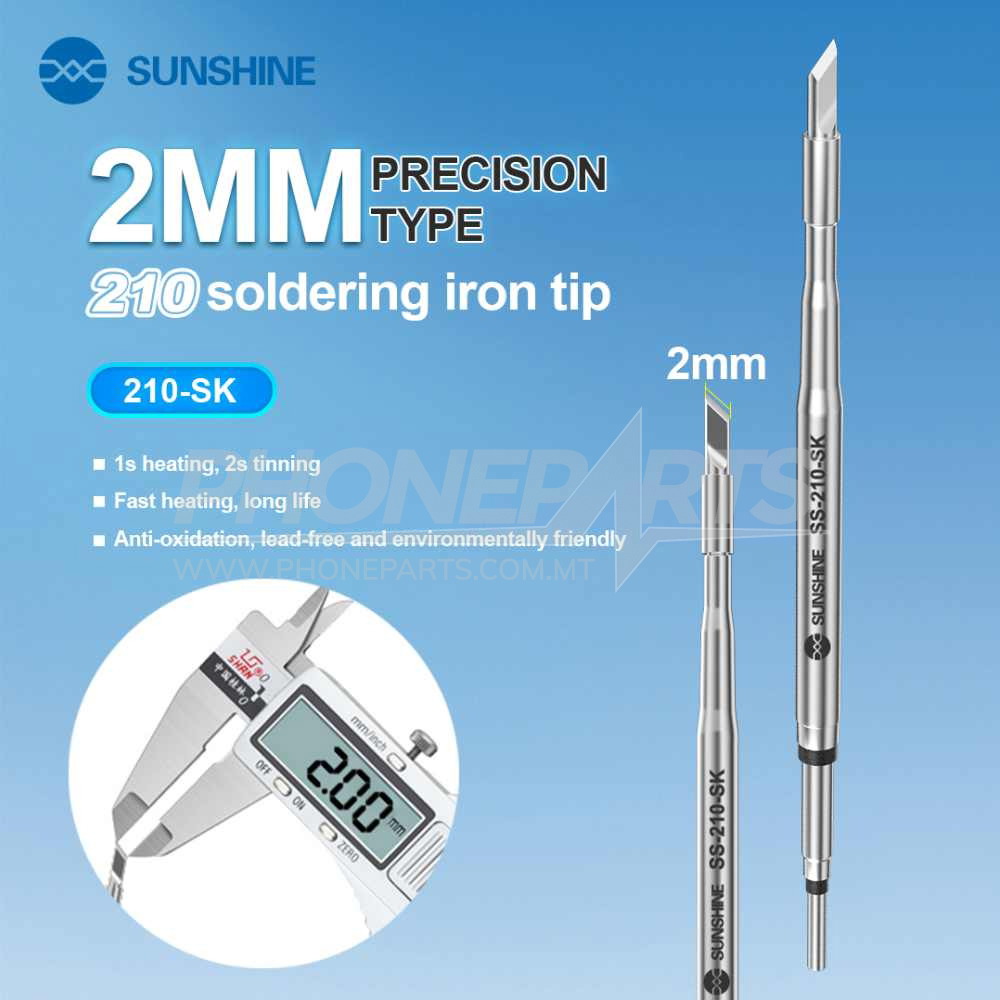 SUNSHINE S-210-SK HEATING CORE PRECISION SOLDERING IRON TIP (2mm ...