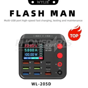 Wylie WL-205D Multi-function 9-Port PD Charger