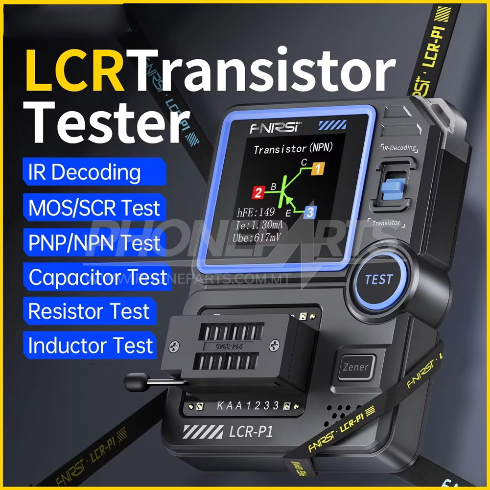 LCR-P1 Tester Universale Per Transistor, Diodi, Condensatori E Resistenze – Con Display 1,44
