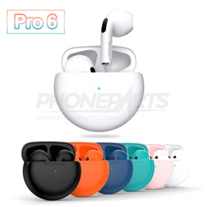Pro 6 Bluetooth 5.3 TWS Wireless In-Ear Headphones