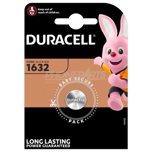 Duracell battery button lithium 3V CR1632 DL1632