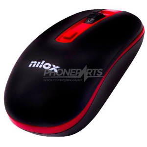 Nilox mouse wireless (NXMOWI2002) red