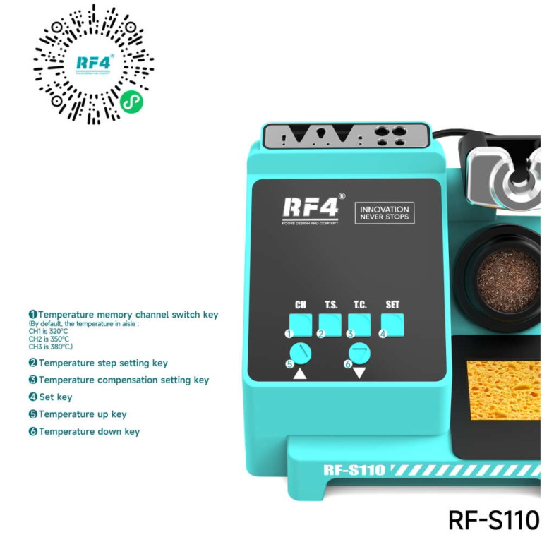 RF4 RF-S110 Digital Soldering Station - Phoneparts