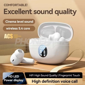 S510 Bluetooth 5.4 TWS Wireless Headphones With LED Power Display
