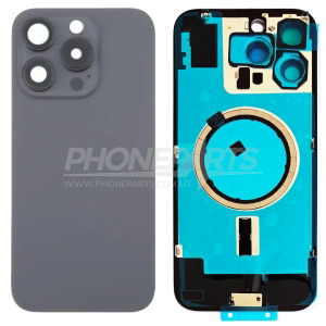 BACK GLASS WITH FRAME, LENSES, MAGSAFE MAGNET  FOR IPHONE 16 PRO MAX