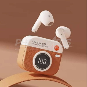 AI WIRELESS BLUETOOTH EARPHONES SIMULTANEOUS TRANSLATION RETRO CAMERA LEATHER DESIGN