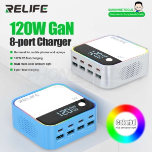 RELIFE 120W GAN MULTI-PORT CHARGER: COMPACT POWER FOR ALL DEVICES
