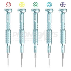JITONGXUE JT-86 5-IN-1 ULTRA HARD S2 STEEL MAGNETIC 2D SCREWDRIVER SET