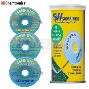 Genuine Desoldering Wick Chemtronics (Size 2/3/4)