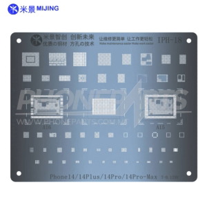 Mijing iPH-18 CPU BGA Reballing Stencil for CPU A15/A16 & iPhone 14 Series