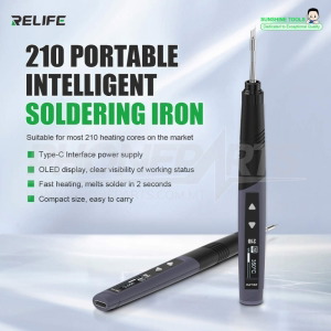 Relife 210 Portable Soldering Iron 60W With Oled Display