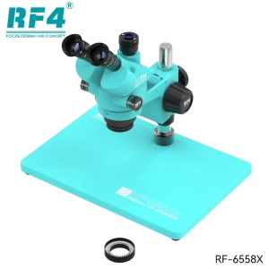 RF4 20th Anniversary Edition – Professional Stereo Trinocular Zoom Microscope RF-6558X