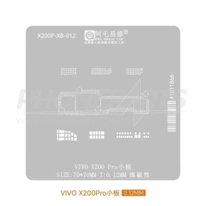 Amaoe X200P-XB-012 Small Board BGA Reballing Stencil For VIVO X200 Pro 