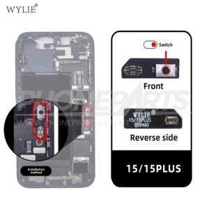 WYLIE Battery Switch for Screen Measurement Boards For IPhone 15, 15 Plus