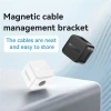 Yesido Magnetic Cable Clips Cord Organizer with Nano Gel Adhesive (4-PCS WHITE)