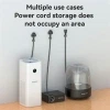 Yesido Magnetic Cable Clips Cord Organizer with Nano Gel Adhesive (4-PCS WHITE)