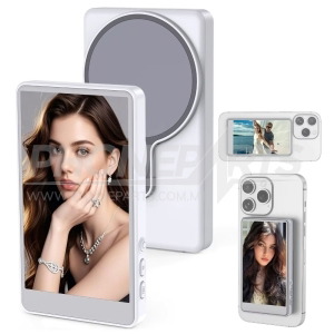 Wireless Selfie Monitor Screen – Magnetic Vlogging Display for Smartphones