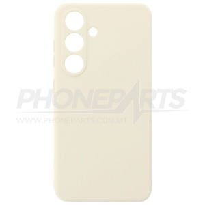 Liquid silicone MagSafe case for Samsung S25 series (white)