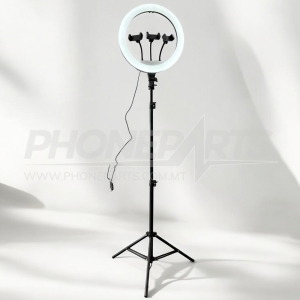 XD36 14” LED ring fill light with tripod stand & 3 phone holders