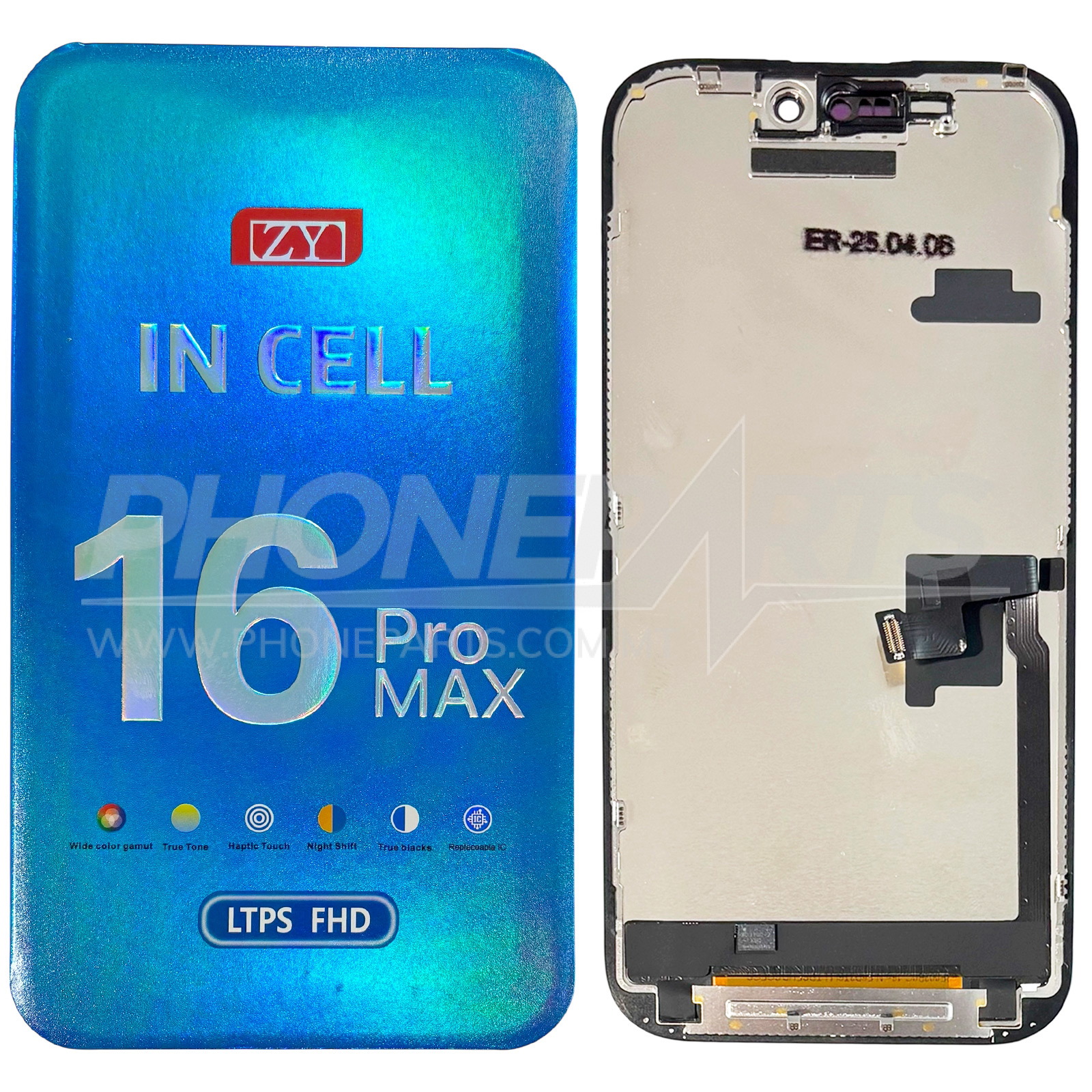 Zy Display ZY display touch iPhone 16 Pro Max – 1080P LTPS FHD COF - Phoneparts