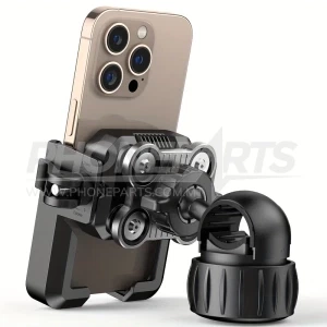 Phone Holder for Bikes & Motorcycles – Anti-Vibration Half-Wrap Clamp